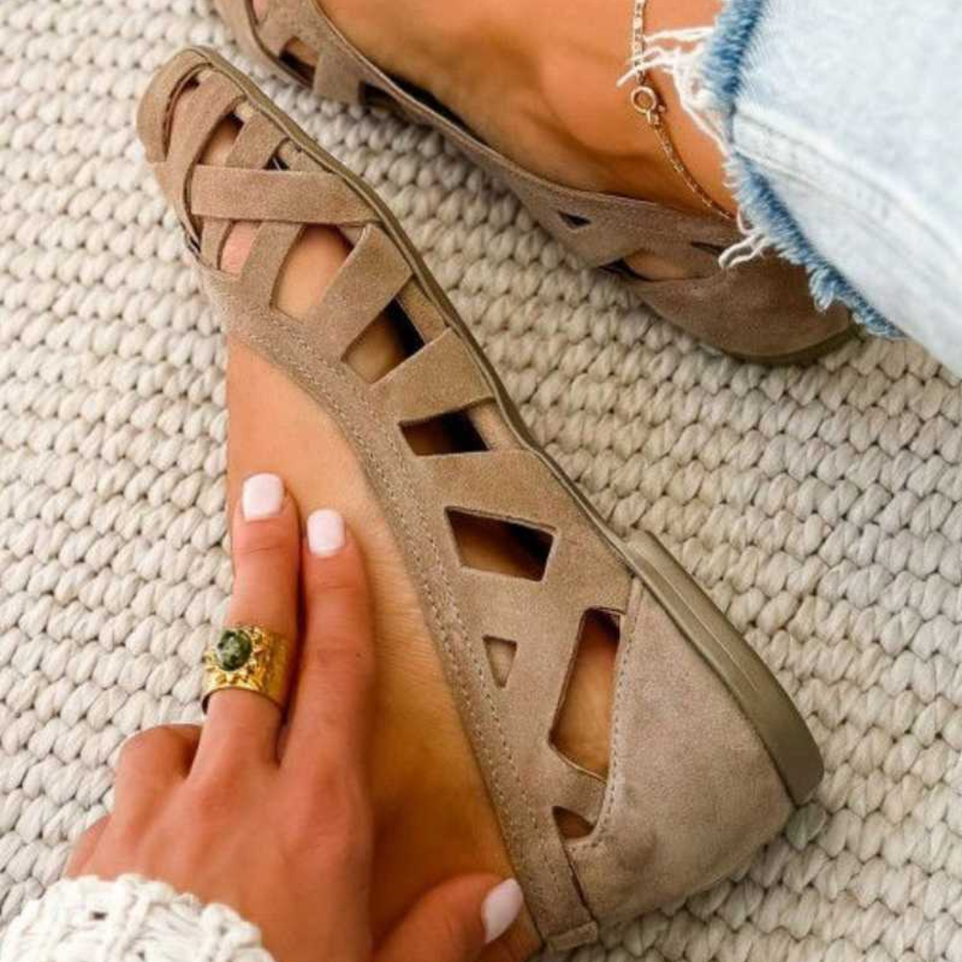 Darya Flat Braided Sandals