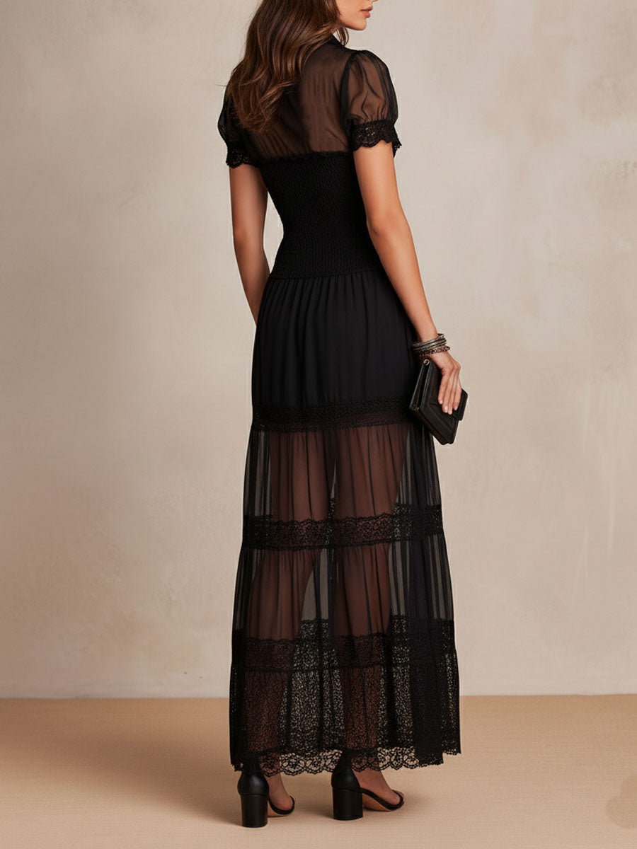 Gillian Boho Maxi Dress detail 4