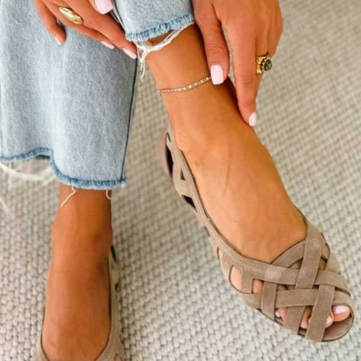 Darya Flat Braided Sandals