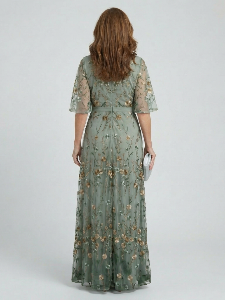 Selora | Halter Bloom Maxi Dress