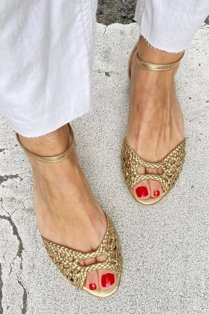 Dora | Refined Woven Sandals