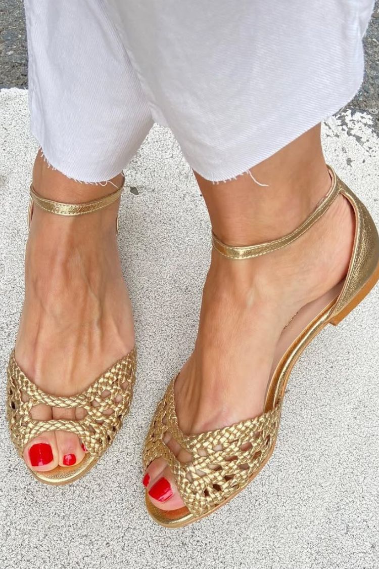 Dora | Refined Woven Sandals