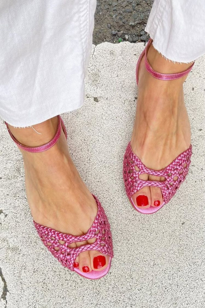Dora | Refined Woven Sandals