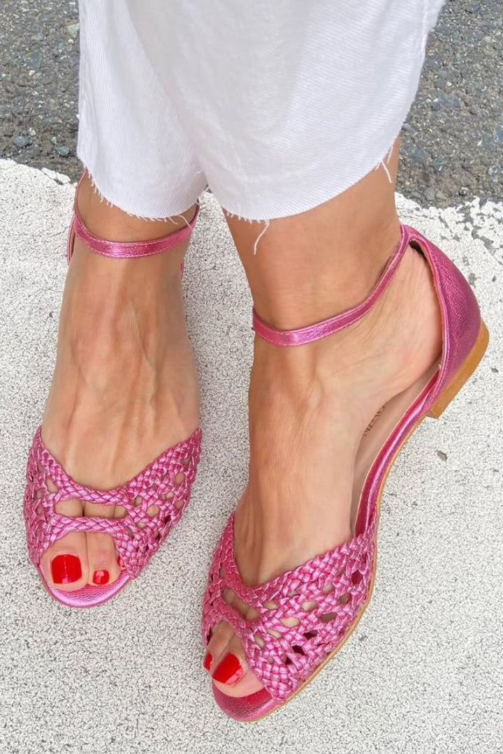 Dora | Refined Woven Sandals