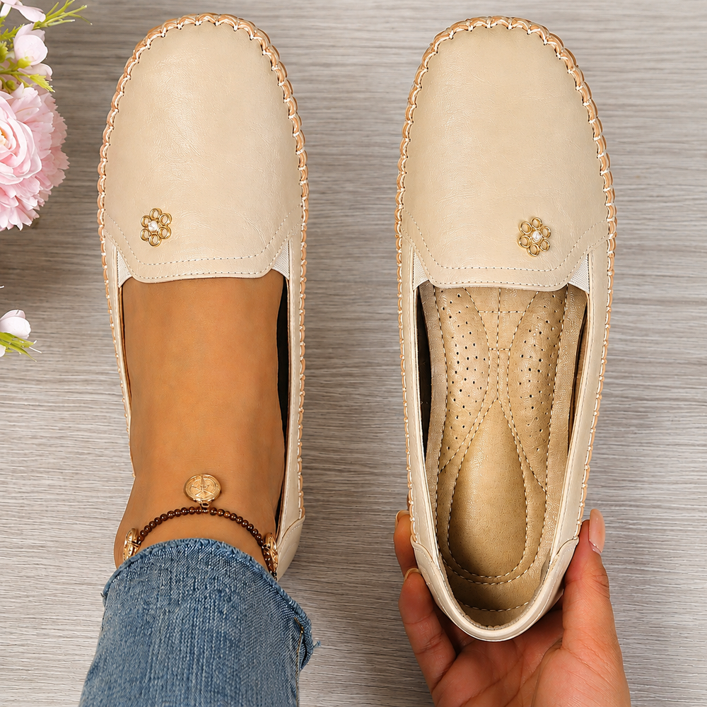 Marlow Comfort Loafers Cream White