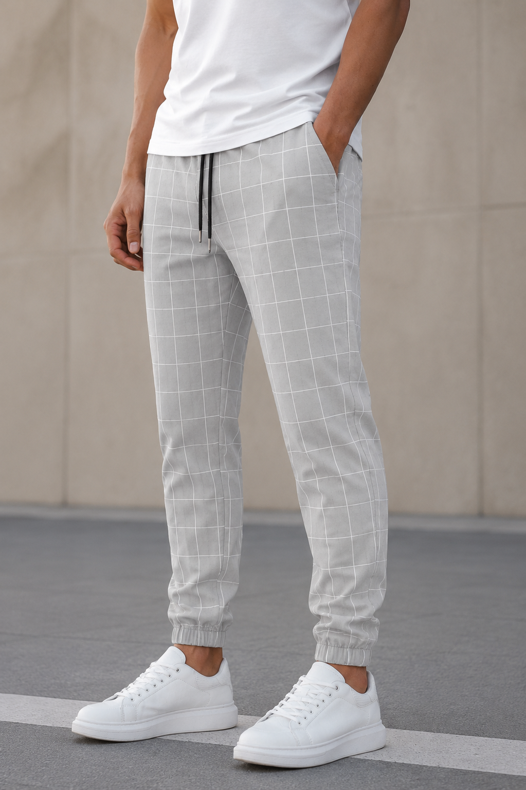 Maxim | Checkered Jogger Pants