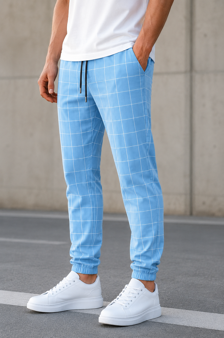 Maxim | Checkered Jogger Pants