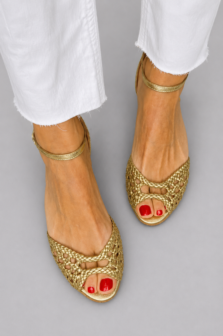 Dora | Refined Woven Sandals