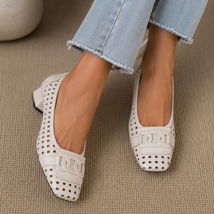 SOLÉA - Woven Leather Heels