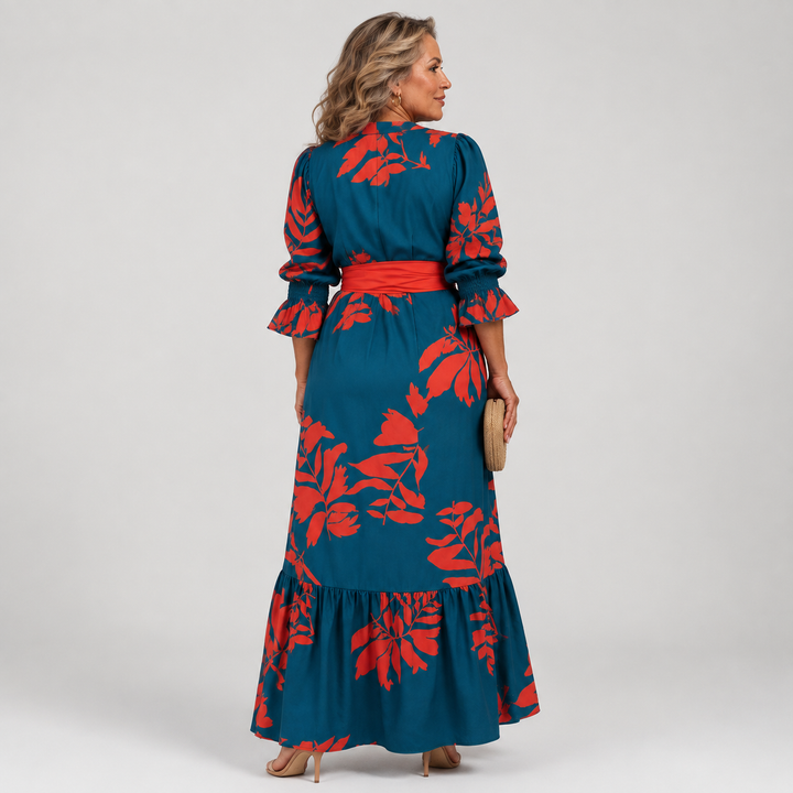 Naomy | Tropical Floral Maxi Dress