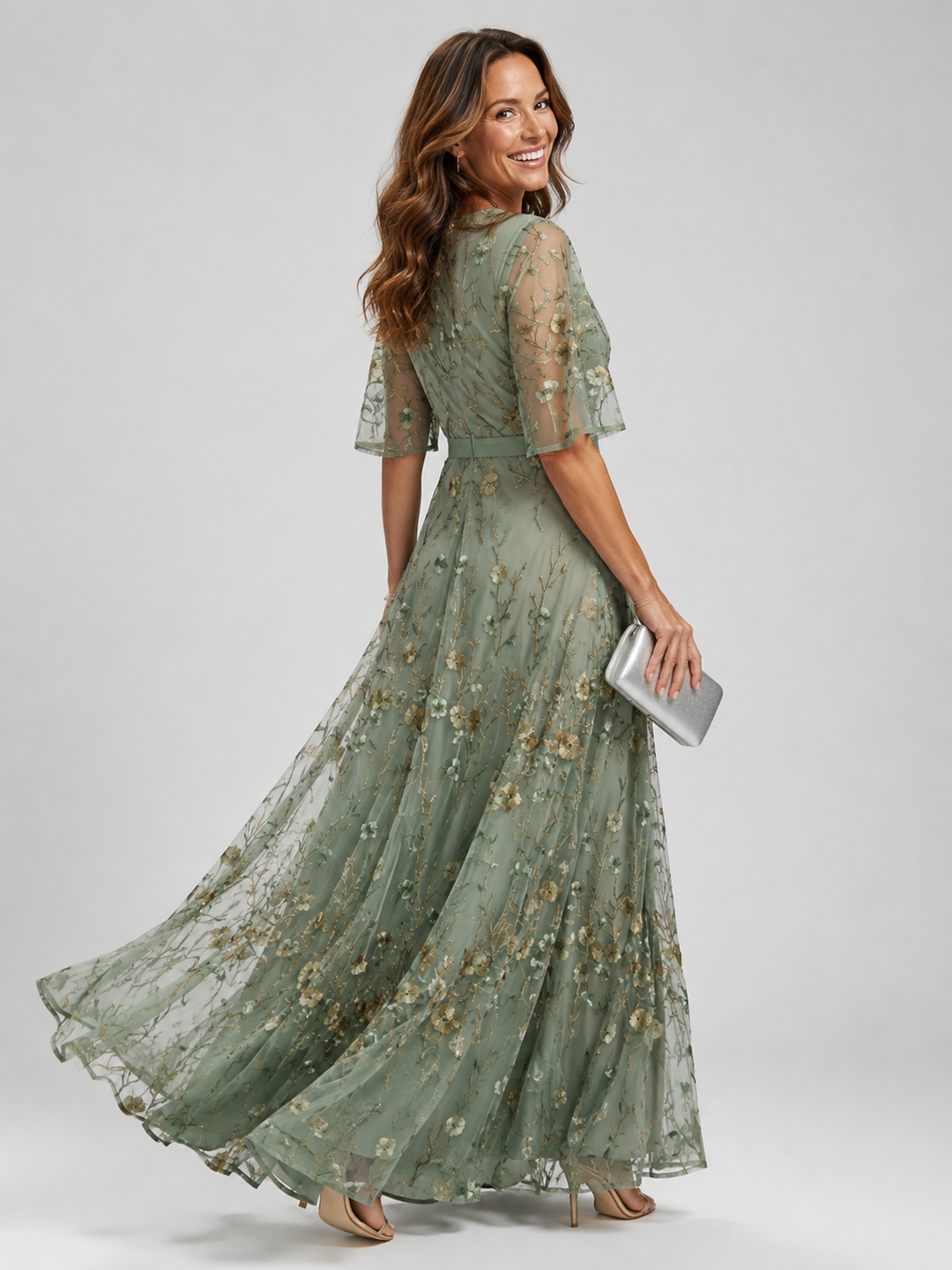 Lora | Halter Bloom Maxi Dress