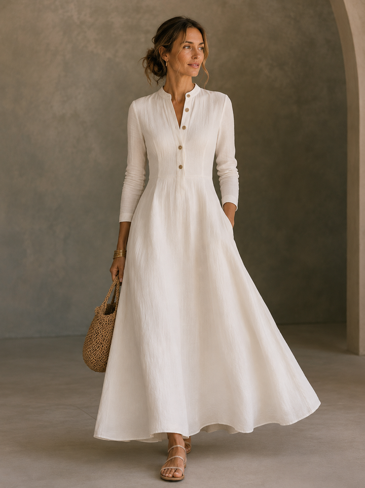 Elma | Linen Maxi Dress