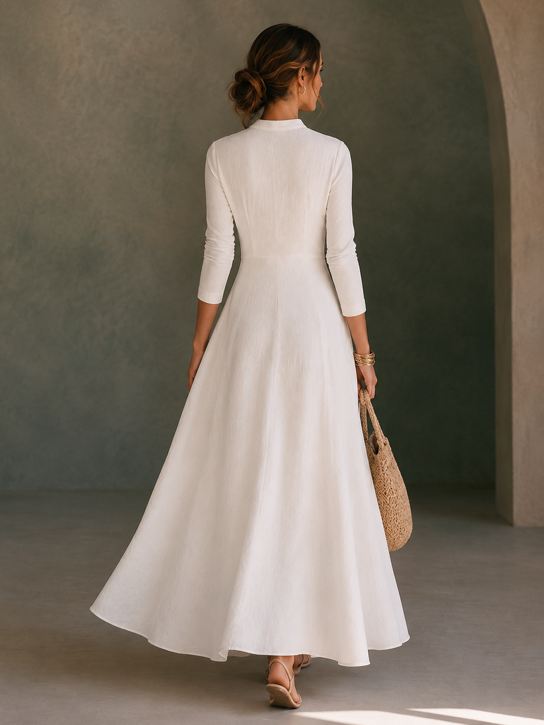 Elma | Linen Maxi Dress