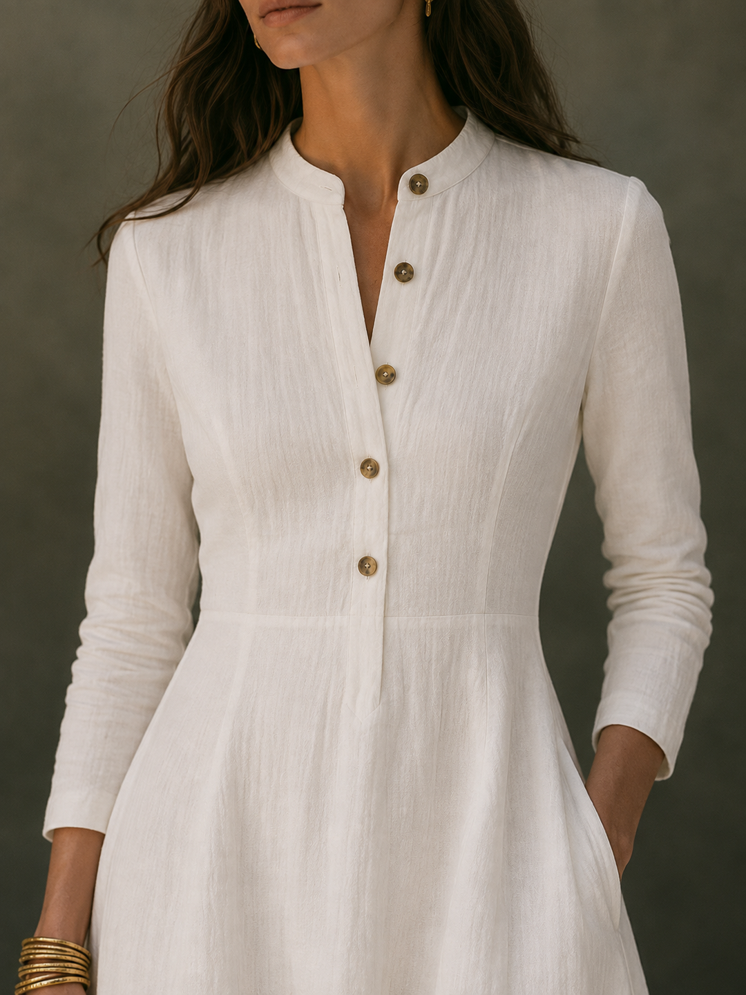 Elma | Linen Maxi Dress