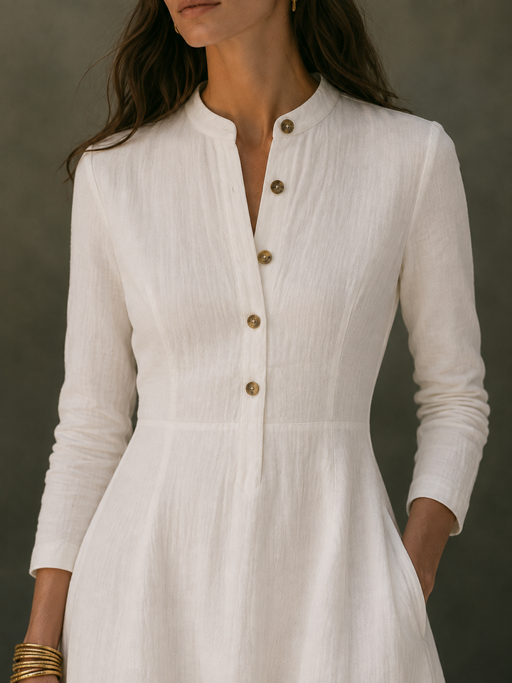 Elma | Linen Maxi Dress