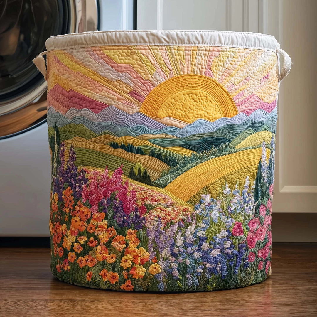 Talia Handcrafted Storage Basket - Sunflower Meadow