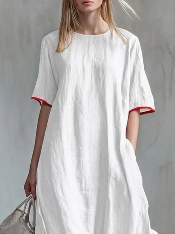 Bernice Striped Ruffle Maxi Dress showing the ruffle detail