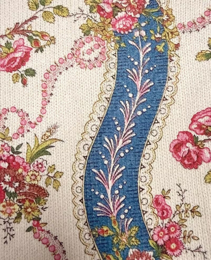 Rosalind Climbing Rose Ribbon Cardigan
